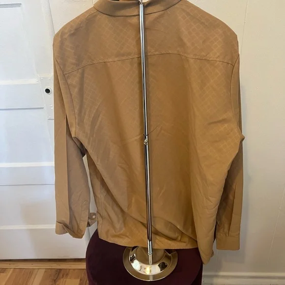 Long sleeve men’s brown dress shirt - Picture 4 of 4